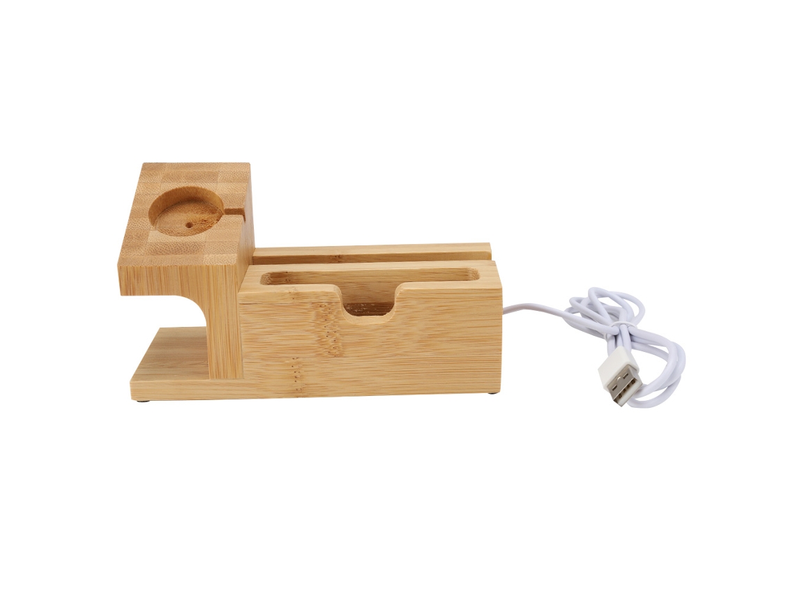 Suporte de Carregamento de Bambu e Madeira LAXISCREED