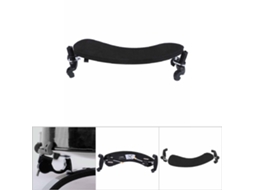Apoio de Ombro em Plástico Preto com Superfície de Esponja para Violino AQUAFORGE (4/4)