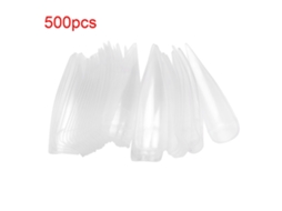 500 Dicas De Unhas Falsas Para Mostrar Paleta De Cores Ferramenta De Manicure Bastões Plásticos Transparentes Para Praticar