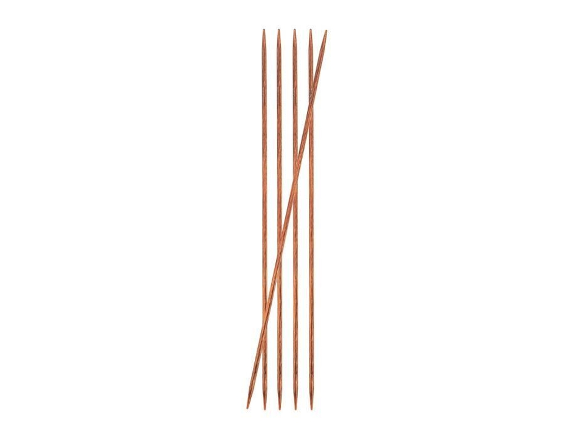 Agulhas de tricô de madeira natural Knitpro KP31003, 15 cm, 2,5 mm