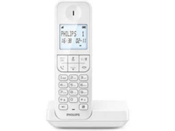 TELEFONE FIXO PHILIPS D2701W/12 (Outlet Caixa Aberta)