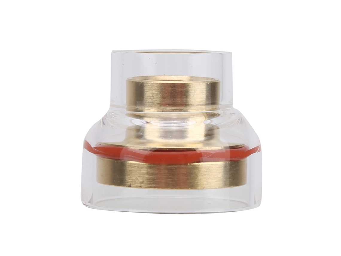 Laxiscreed Torcha De Solda De Vidro Com Anel E Boquim De Interface Para Espelho De Gás