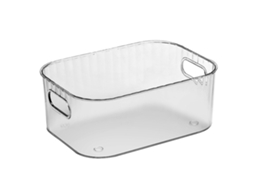 Organizador de maquiagem transparente branco S/MARCA