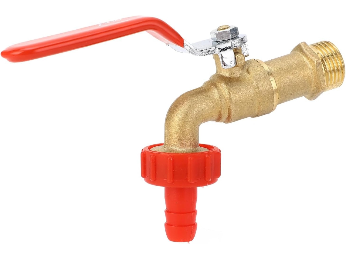 Válvula De Água Em Latão, Entrada Abertura Rápida G1/2", Adaptador