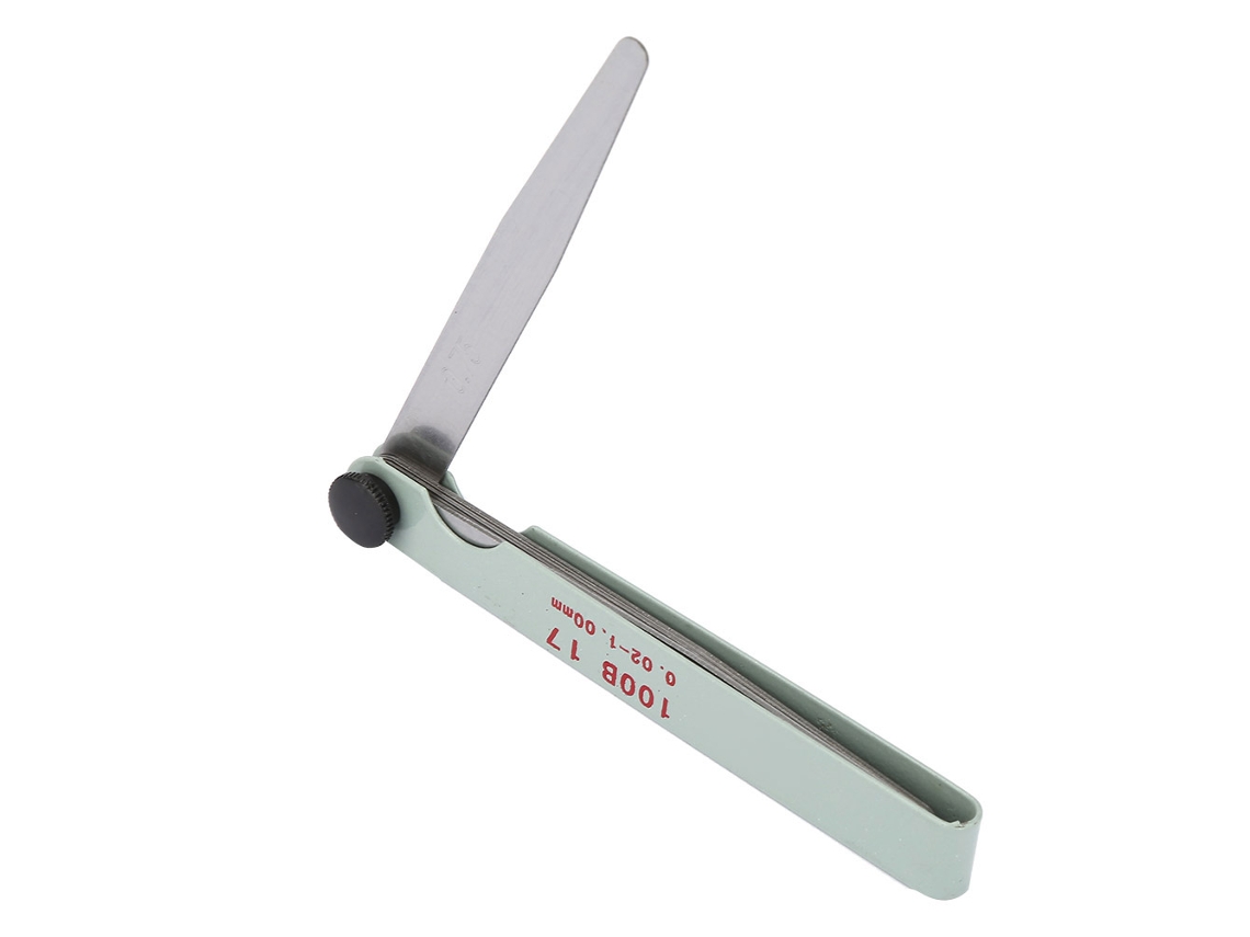 Laxiscreed Gauge De Feeler Em Aço Inoxidável Para Medição De Folgas De 0.02 A 1.00 Mm