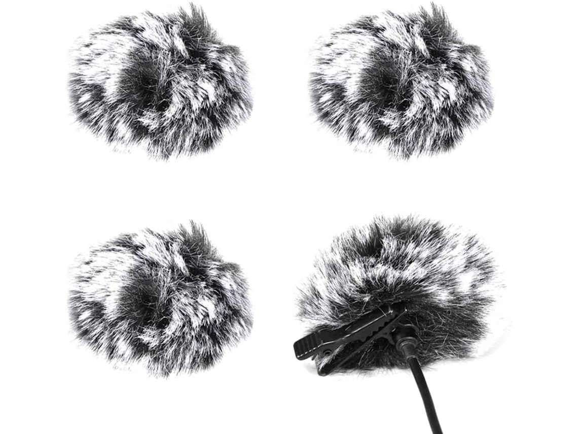 Peças Microfone Pára Brisas Rode Lavalier Muff Winds Aquaforge