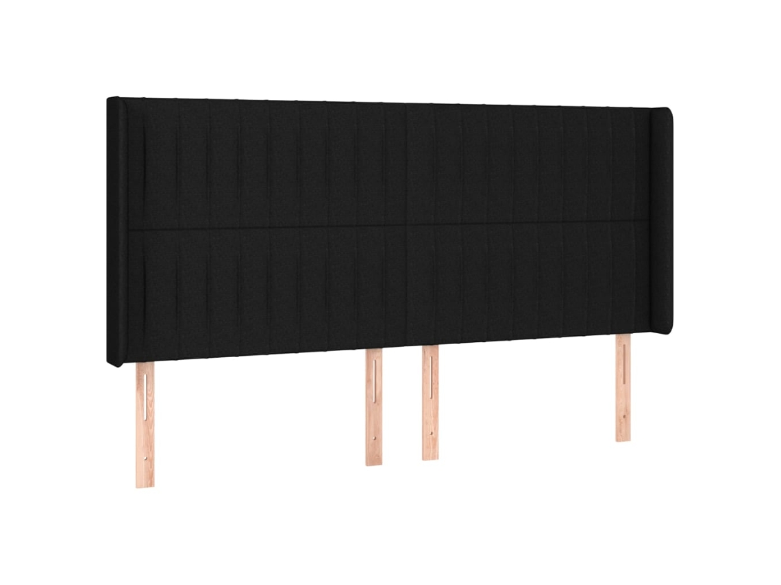 Cabeceira com tecido Abas Brown MAISON EXCLUSIVE (203x16x118 cm)