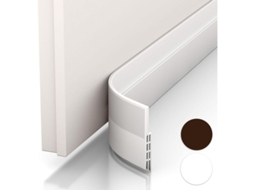 Raspão Anti Vento E Vedação De Porta Novo Raspão Isolante, Fácil Instalação, Ideal Para Isolamento Contra Frio, Ruído E Umidade (1 Unidade Branca)
