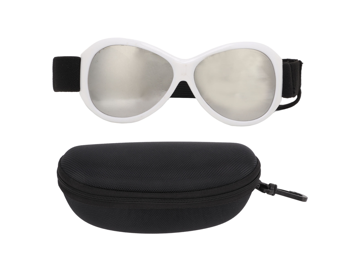 Óculos de Desporto para Crianças, Design Regulável, Lentes Curvas, Resistente a Impactos, para Basquetebol, Estrutura em PC Branca | S/MARCA