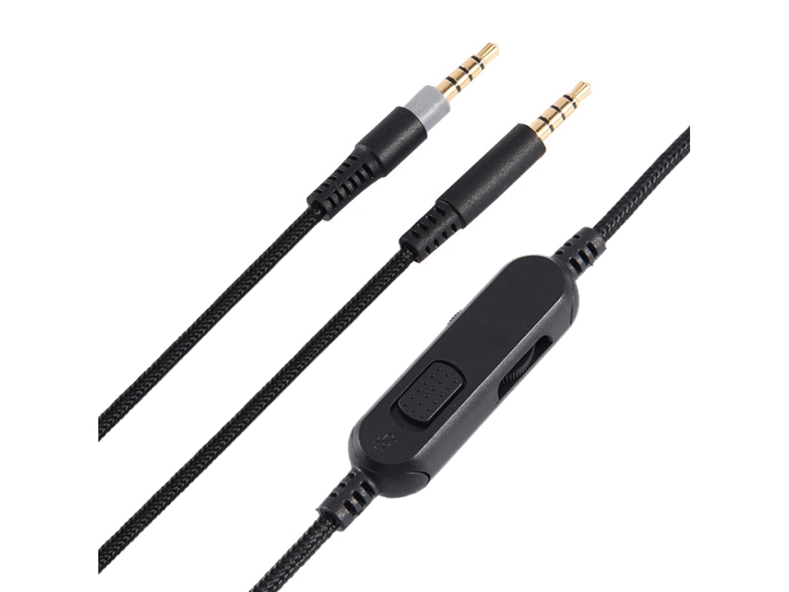 Cabo De Áudio Com Plugue De 3,5 Mm Para Hyperx Cloud Mix/ Alpha