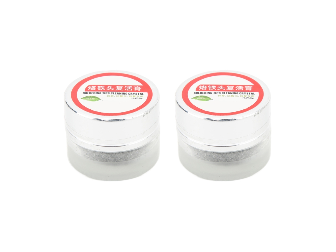 2 Peças De Massa Limpadora Para Ponta De Solda Ferro Soldador Acessório 8g/0.28oz