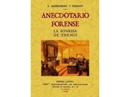 Livro Anecdotario Forense. de E Barriobrero Y Herran (Espanhol)