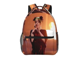 Mochila Billie Eilish Para Escola E Trabalho, Mochila Leve E À Prova Dágua, Mochila Estilosa Para Estudantes E Adultos Olysi Shop