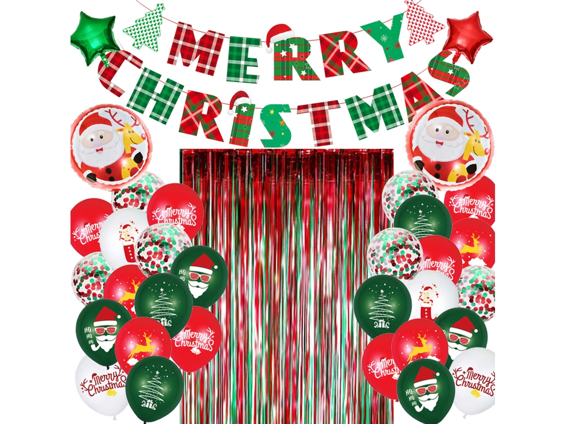 Pacote Decoração Natal Tijolo Banner Impressão