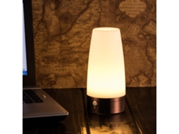 1 Unidade de Luz Noturna Led Retrô Redonda com Sensor de Movimento Pir Sem Fio L BRILVIBERA