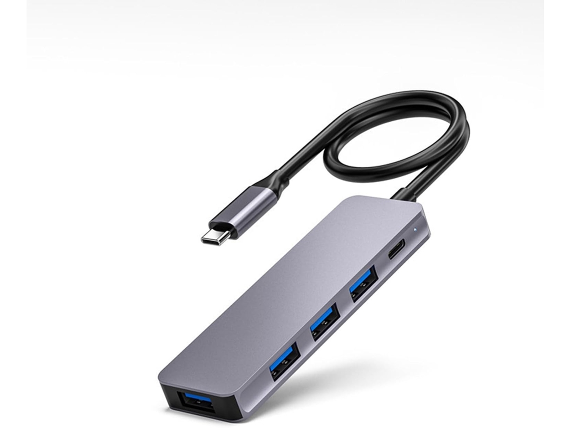 Hub Usb Multiportas 4 Em 1 Com Estação De Acoplamento Para Laptops E