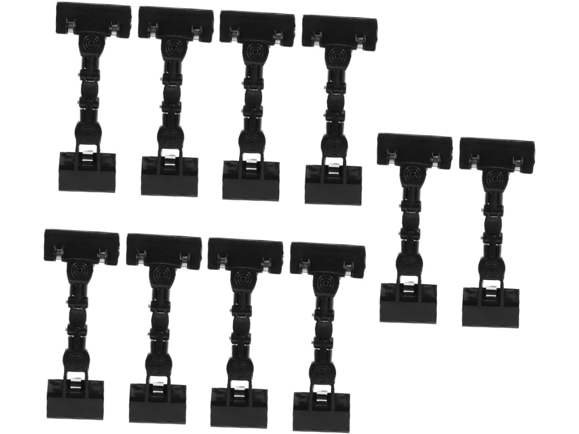 Conjunto de 10 clipes duplos para suporte de design, ideias para copiar imagens, com rotação, para artistas e materiais.