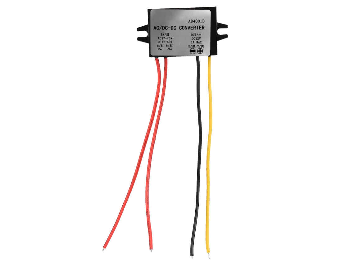 Módulo Redutor de Voltaje AC24V a DC12V Regulador para Carro