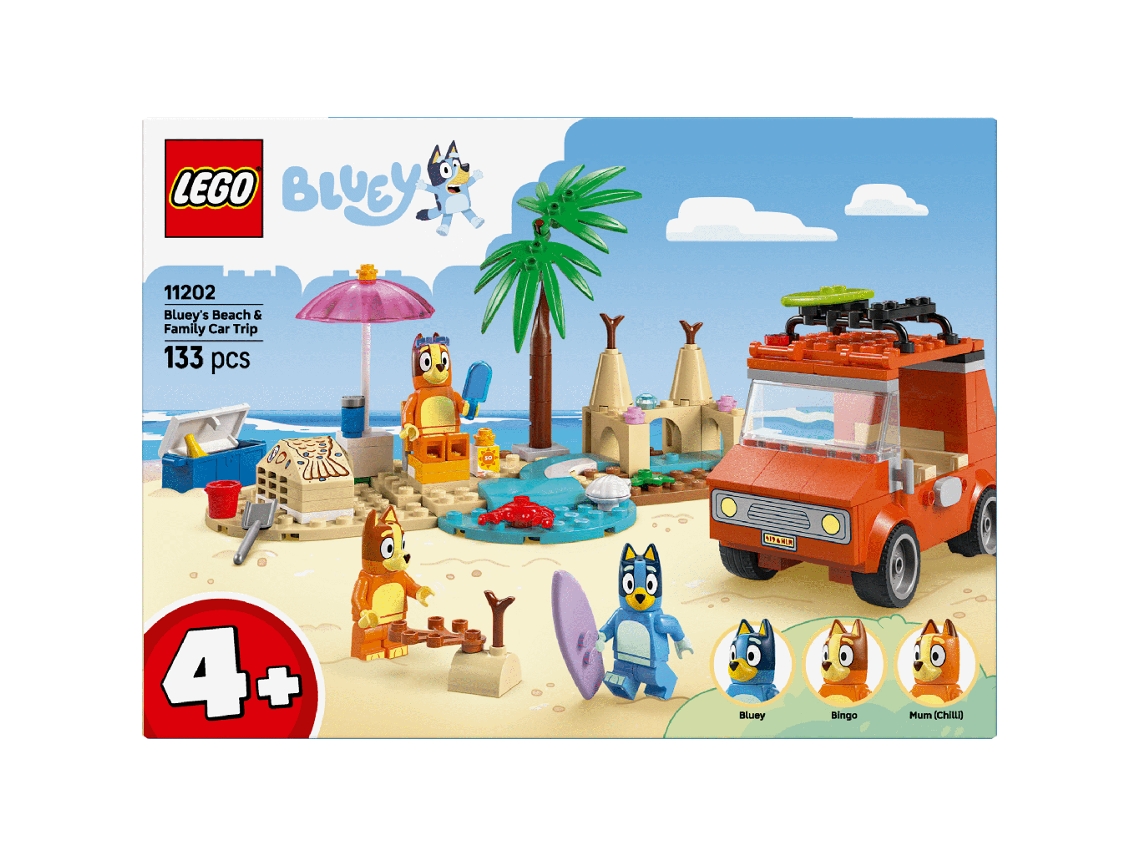 LEGO Bluey: Viagem De Carro À Praia Com A Bluey  - 11202
