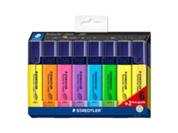 Marcadores Flourescentes Textsurfer Classic, Ponta De Cinzel 1 5 Mm, Sortido, Leve 8 Pague 6 Staedtler