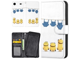 Capa Carteira Para Iphone 17 Air/capa Minions
