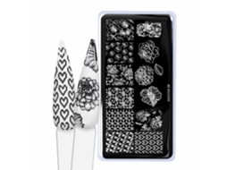 Inocos Stamping Placa de Carimbos para Unhas 06 Nature