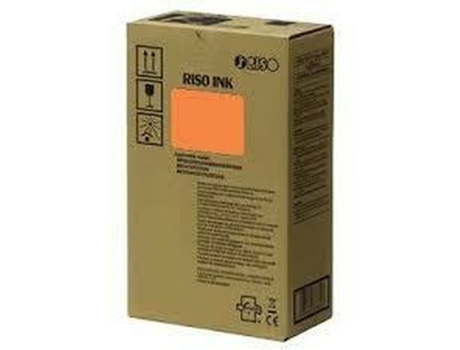 Tinteiro de Tinta Original RISO 30823 Laranja Mf/Sf/Ze