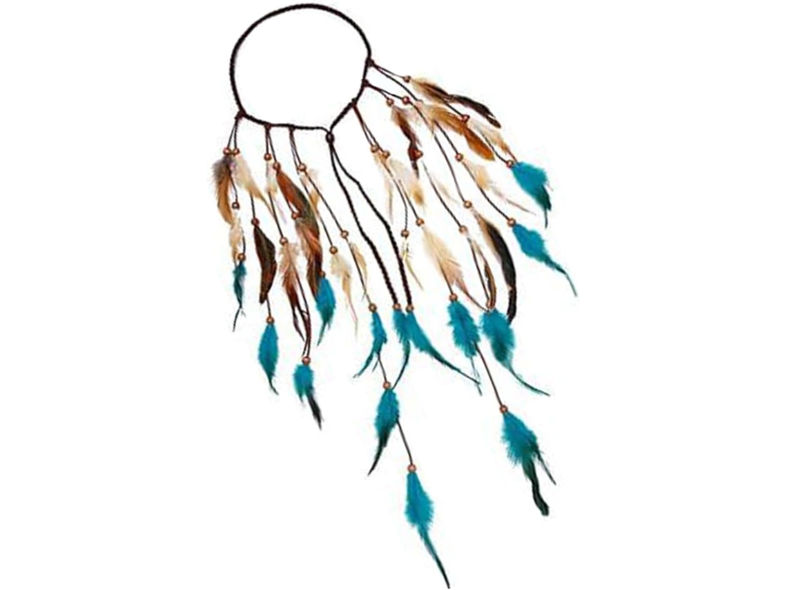 Faixa de Cabeça Leve e Confortável com Penas, Ideal para Cabelos Grossos Ou Finos. SFUSHOS