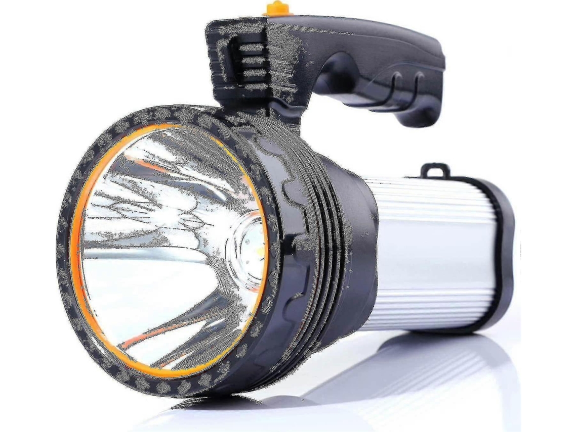Lanterna Led Portátil, À Prova Dágua, Recarregável, Para Acampamento, Holofote Portátil Compre Agora Olysi Shop (prata)