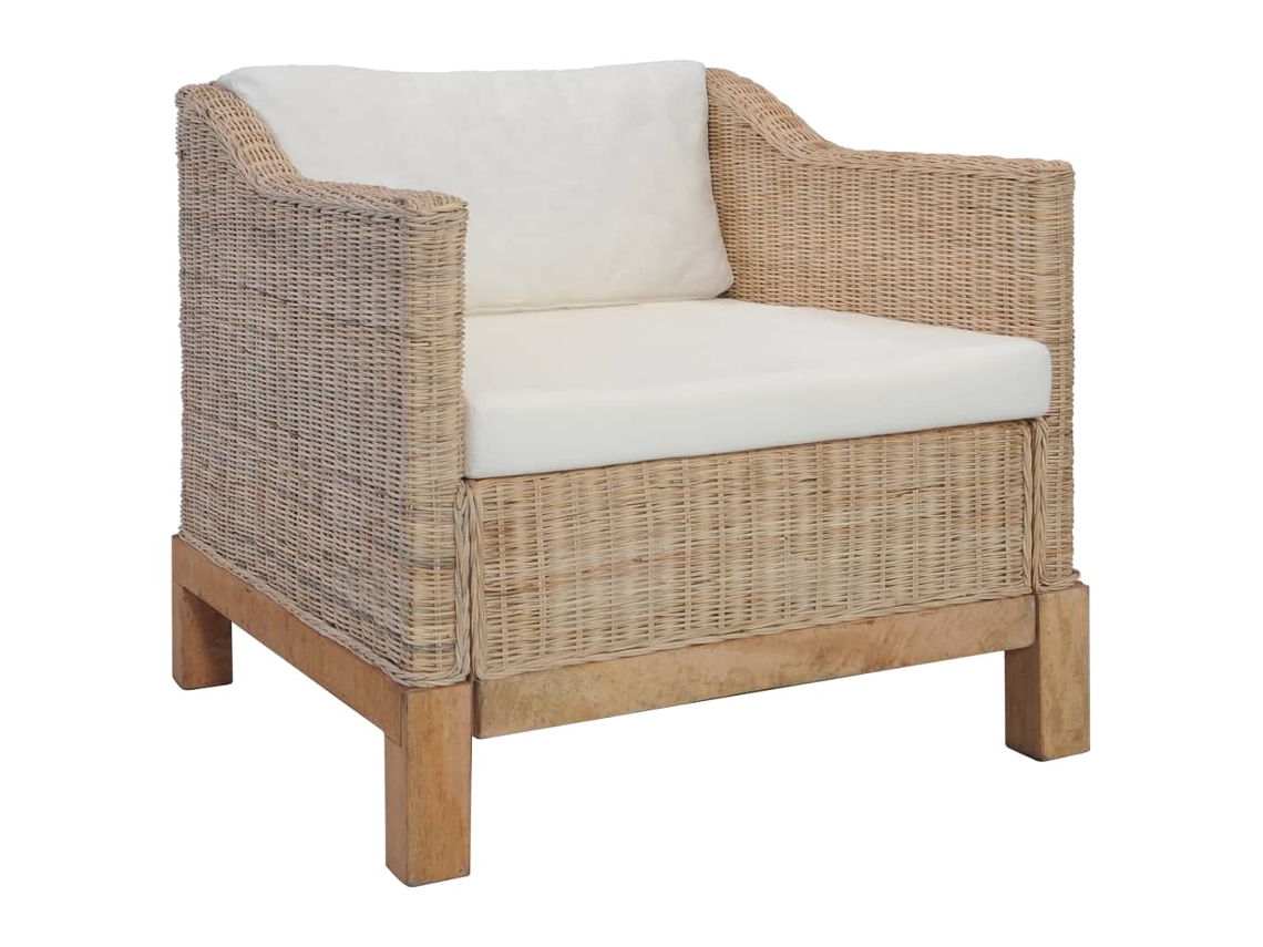 Armchair, Armchairs Vidaxl Marrom Vime