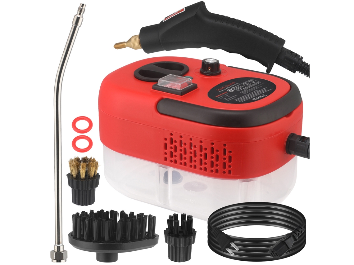 Limpador a Vapor Portátil 1500w 105℃ com Acessórios LAXISCREED