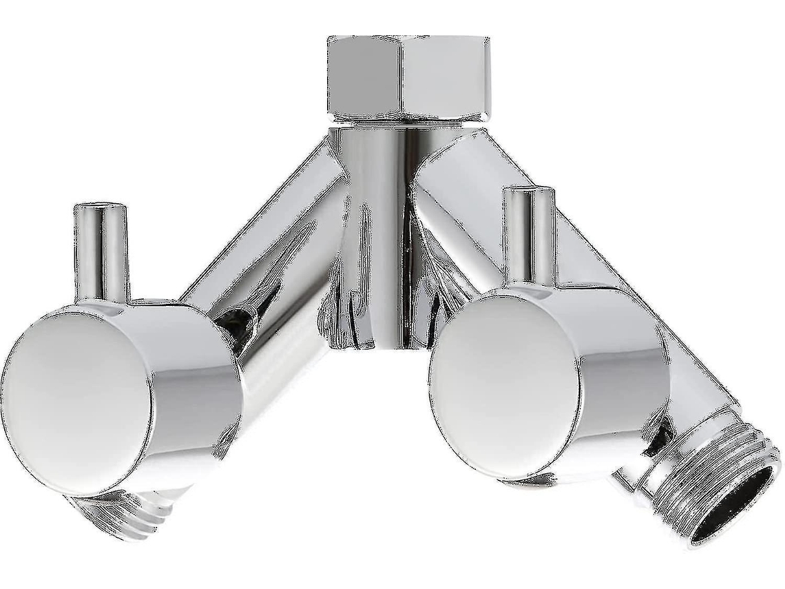 Válvula Desviadora De Latão Para Chuveiro, Desviadora Tipo Y De 2 Vias, 1/2 Polegada, Adequada Para Mangueiras E Chuveiros De Mão, Cromada