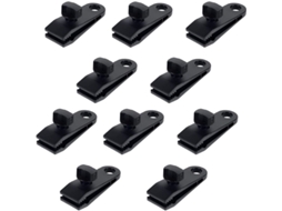 Clipes Multifuncionais de Plástico para Tendas, Clipes Seguros para Lonas de Nylon, Clipes para Tendas de Camping, Lonas AQUAFORGE