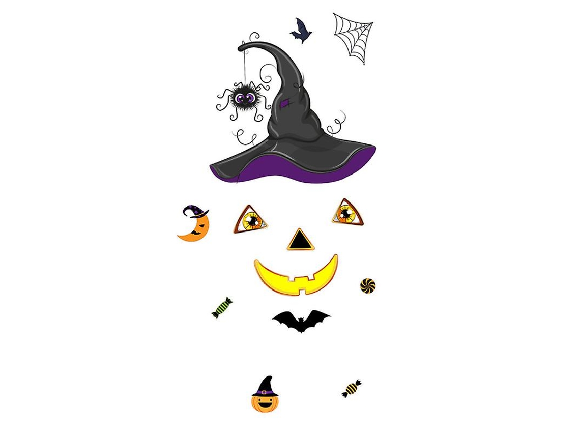1Pcs Adesivo de Parede de Terror ALLINLESS