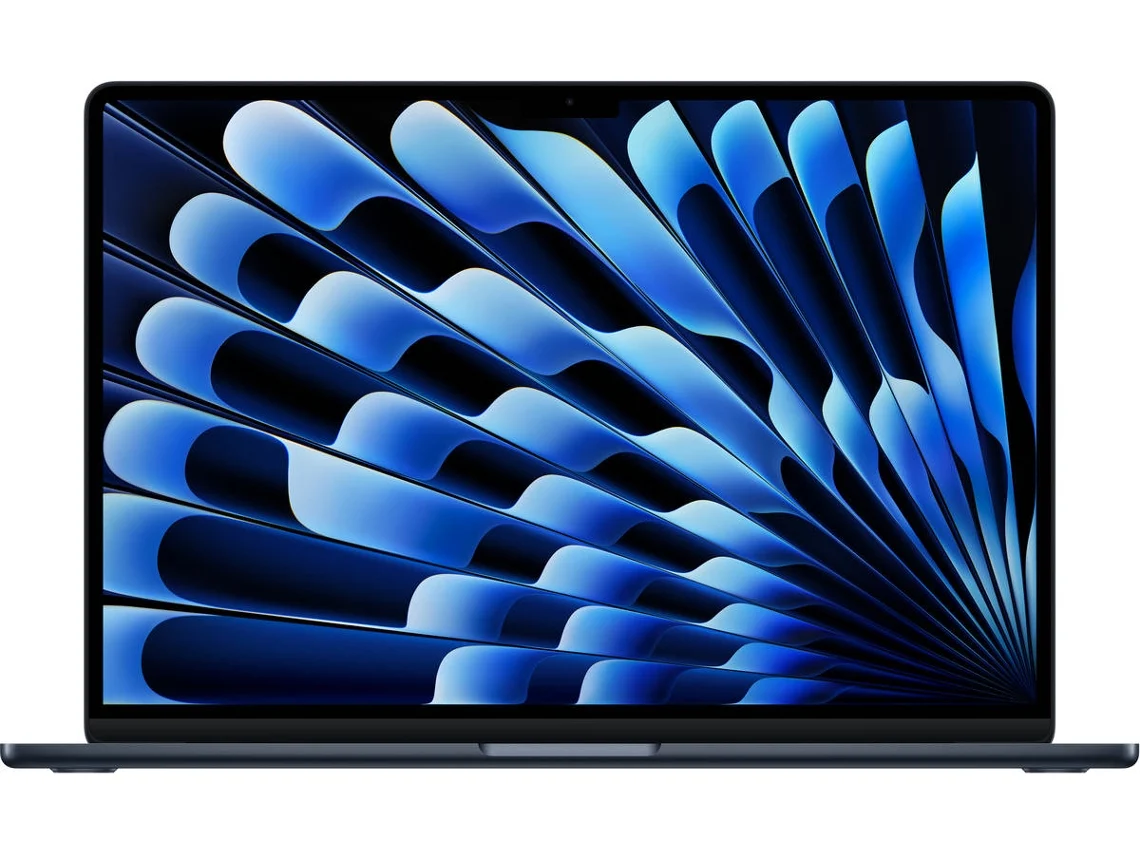 MacBook Air APPLE Meia-Noite (15.3'' - Apple M4 10-Core - RAM: 24 GB - 512 GB SSD - 10-Core)