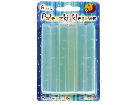 Conjunto de 6 bastões de cola quente 11 mm para pistola de cola Aliga