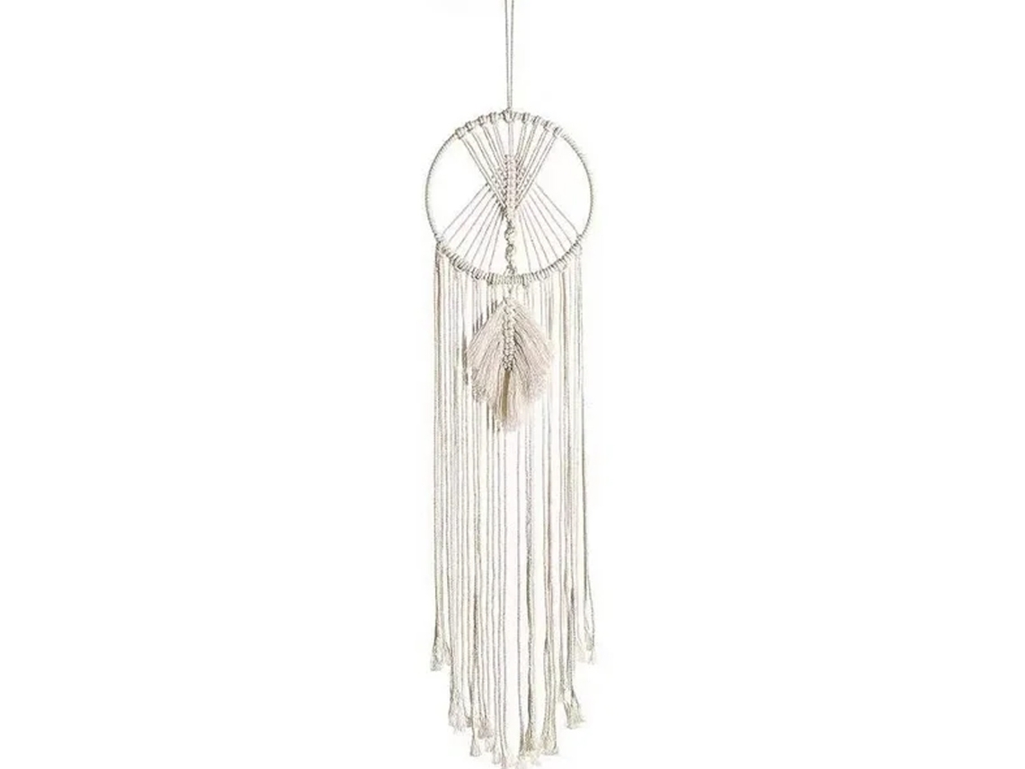 KOFIHETY Grande Apanhador De Sonhos Boho Macramê Apanhador De Sonhos Em Algodão Tecido Para Decoração De Casamento
