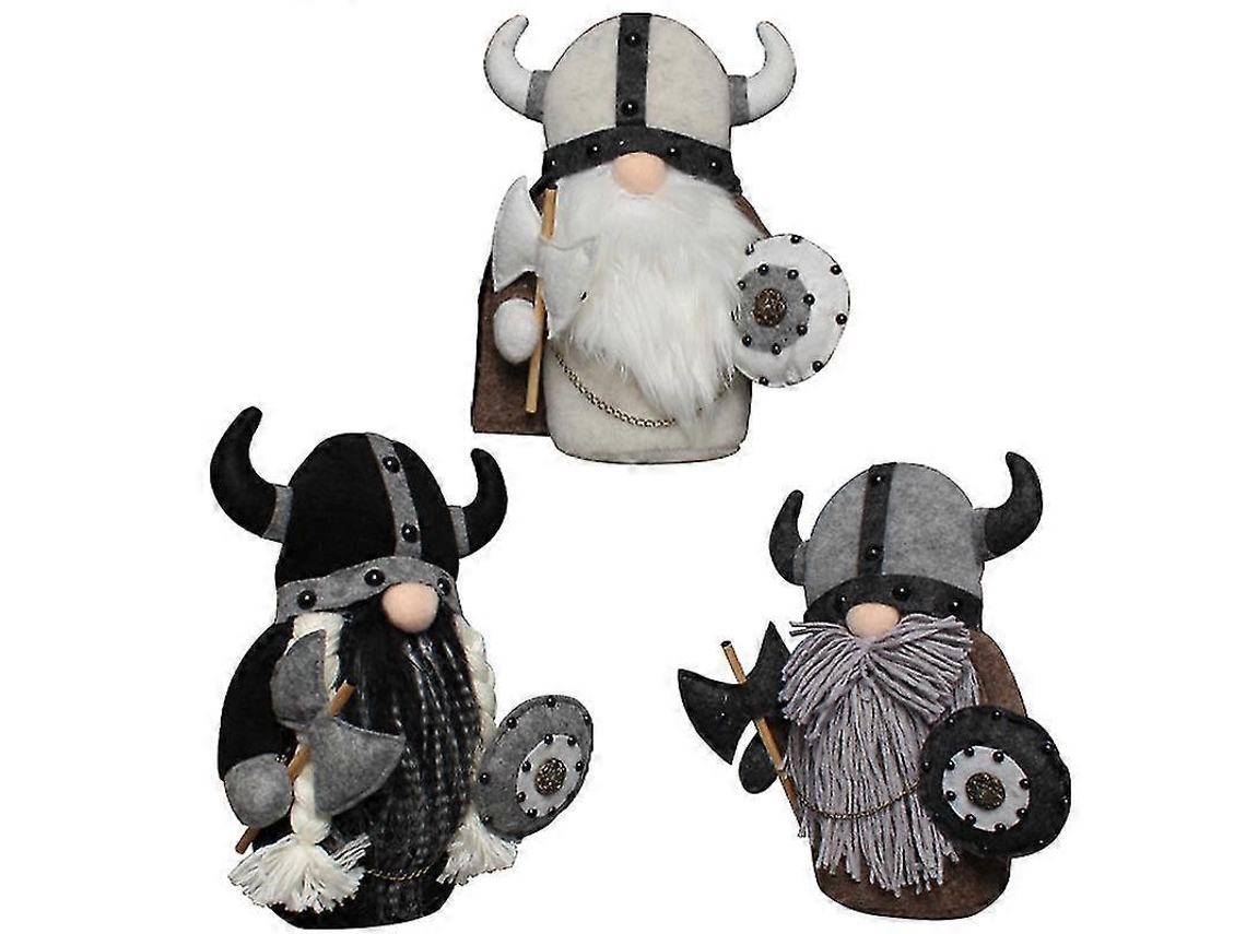 Boneca Gnome Gladiador Viking 10 Polegadas Pelúcia Anão Cavaleiro Decoração Casa Jardim Presente