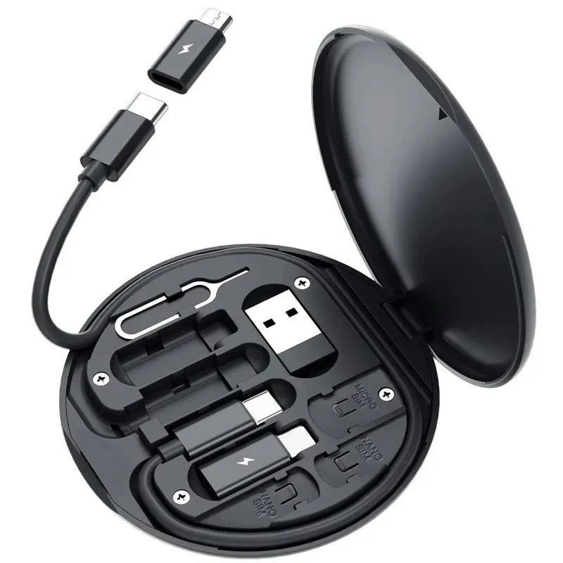 Adaptador De Carregamento Rápido, 60w, Conector 8 Pinos, Telemóvel E Tablet