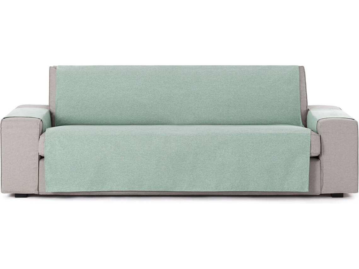 Capa de Sofá 3 Lugares EYSA Prática Premium Valeria Tecido Elástico (155 x 80 x 220 cm - Poliéster e Algodão - Verde)