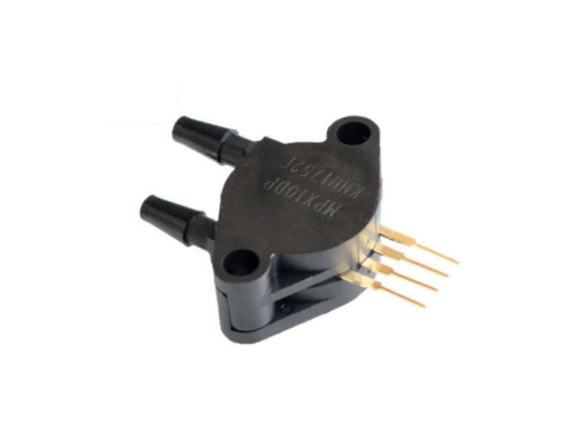 Sensor De Pressão Mpx10dp, Encapsulamento Zip-4, Material Preto Com Pc E Metal