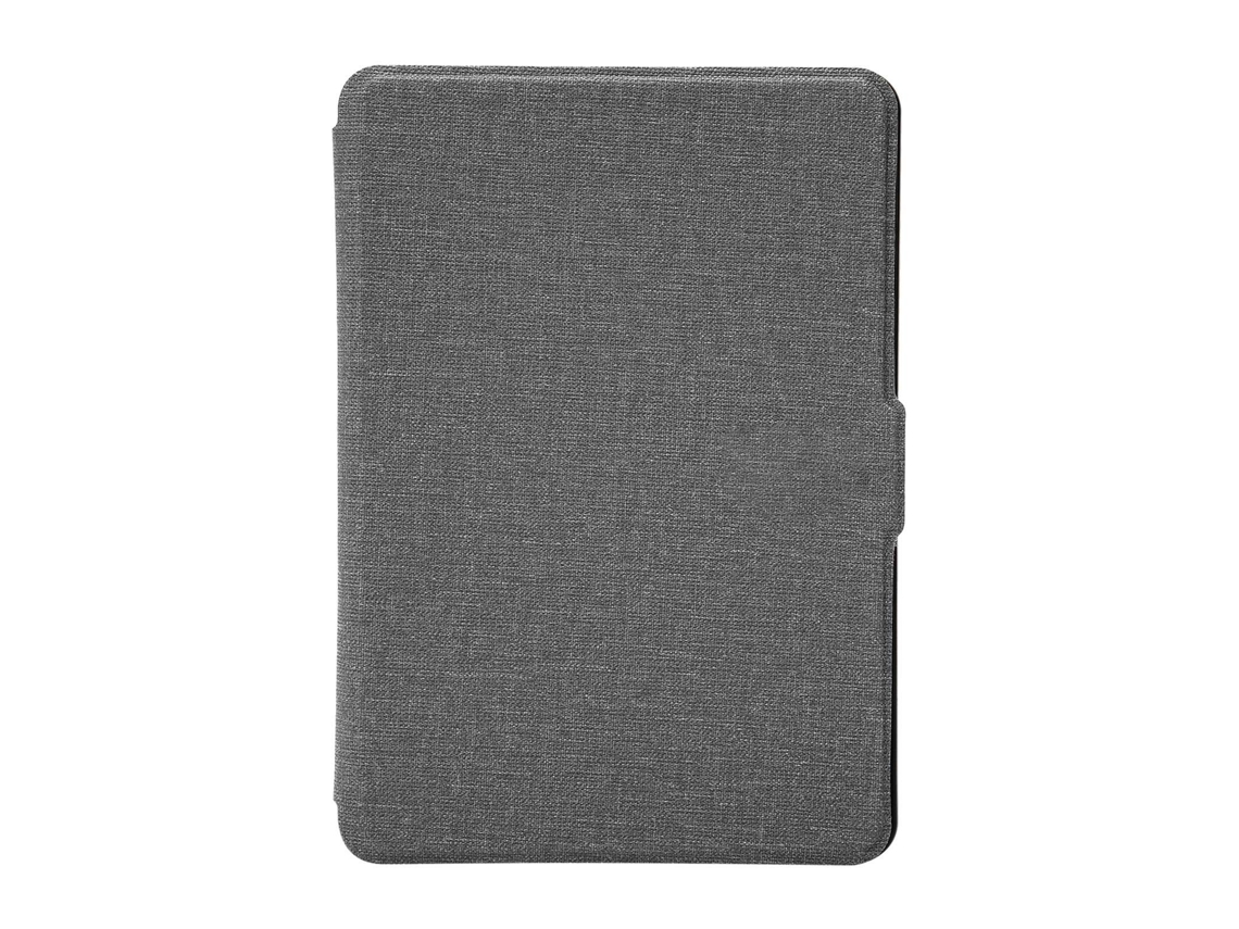 Capa Protetora Slim Para Amazon Kindle Paperwhite E E-book, Couro Pu Com Padrão De Tecido.