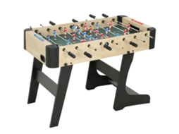 Matraquilho Dobrável Para Crianças Com 2 Marcadores 8 Pegas 22 Jogadores 8 Barras E 2 Bolas 118x107,5x78 Cm Maderia