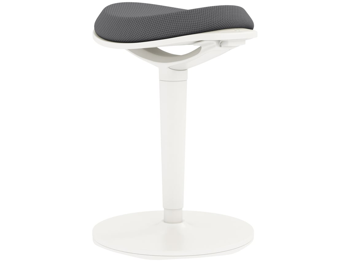 Banco De Pêndulo Ergonômico Para Escritório, Cadeira Giratória Com Altura Ajustável Para Escritório, Malha Cinza Para Trabalho Confortável Quenty