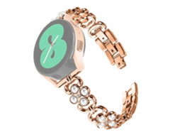 Pulseira De Relógio Garmin Vivomove Hr Vivomove Em Aço Inoxidável Com Trevo De Quatro Folhas E Design De Pérola. Olysi Shop