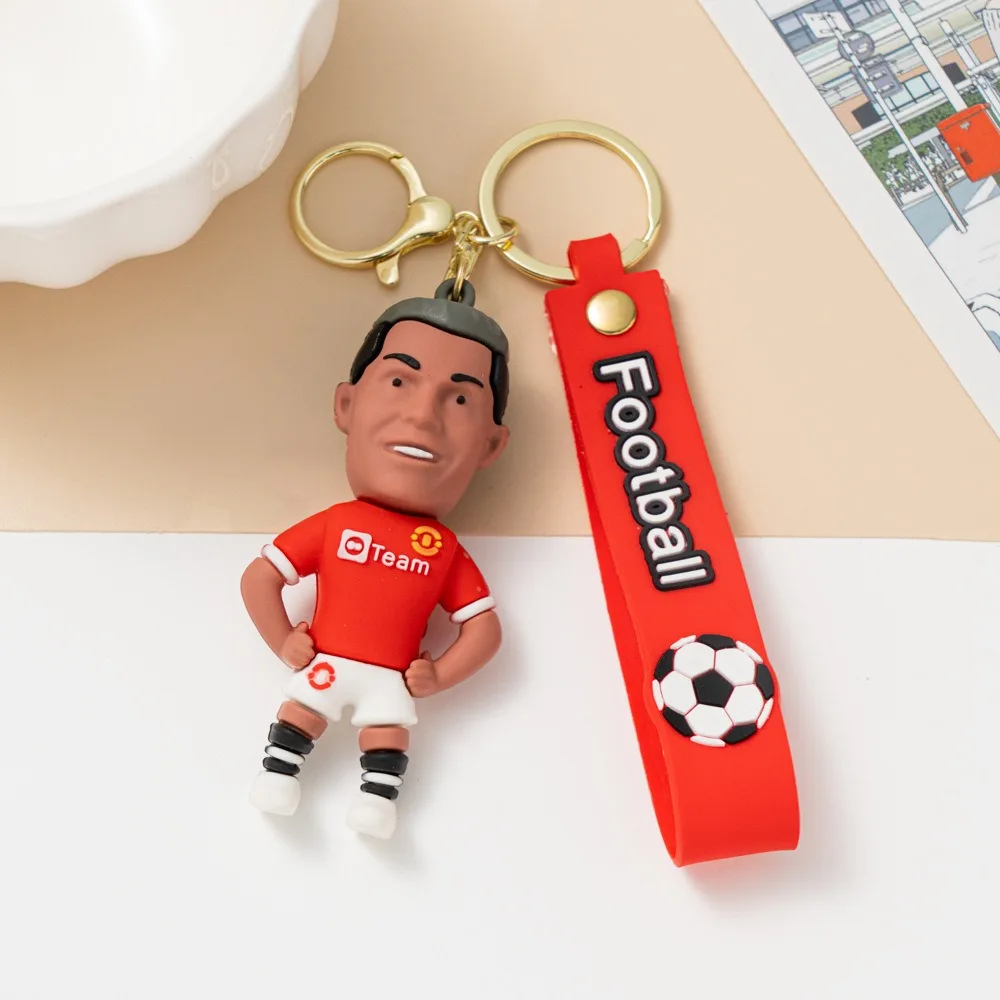 Chaveiros, Enfeites e Lembrancinhas com Figuras de Jogadores de Futebol em Pvc. MDUG