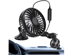 Ventilador Com Ventosa De 3 Velocidades, Alimentado Por Usb, Silencioso