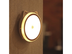 Nova Line luz Noturna Infantil Led com Sensor de Movimento e Luz, Recarregável Usb para Quarto, Banheiro, Corredor
