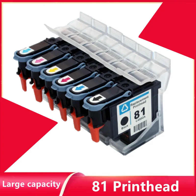Cabeça De Impressão Magenta Para Hp 81. Compatível Com As Impressoras Designjet 5000, 5000pc, 5500 E 5500ps.