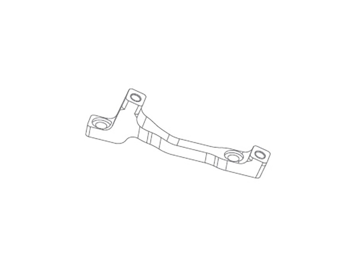 P Postmount Disc Adapter Preto 200-220 Mmhope